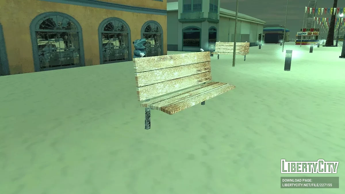 Banc pour le mode d'hiver / GTA San Andreas