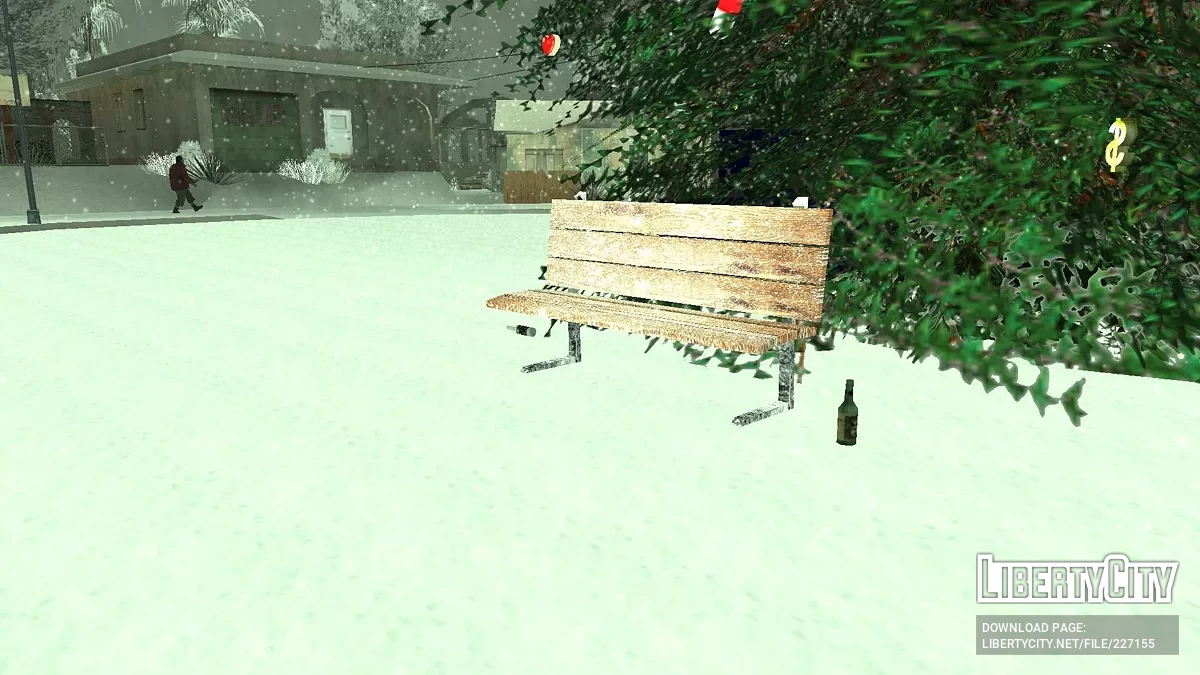 Banc pour le mode d'hiver / GTA San Andreas