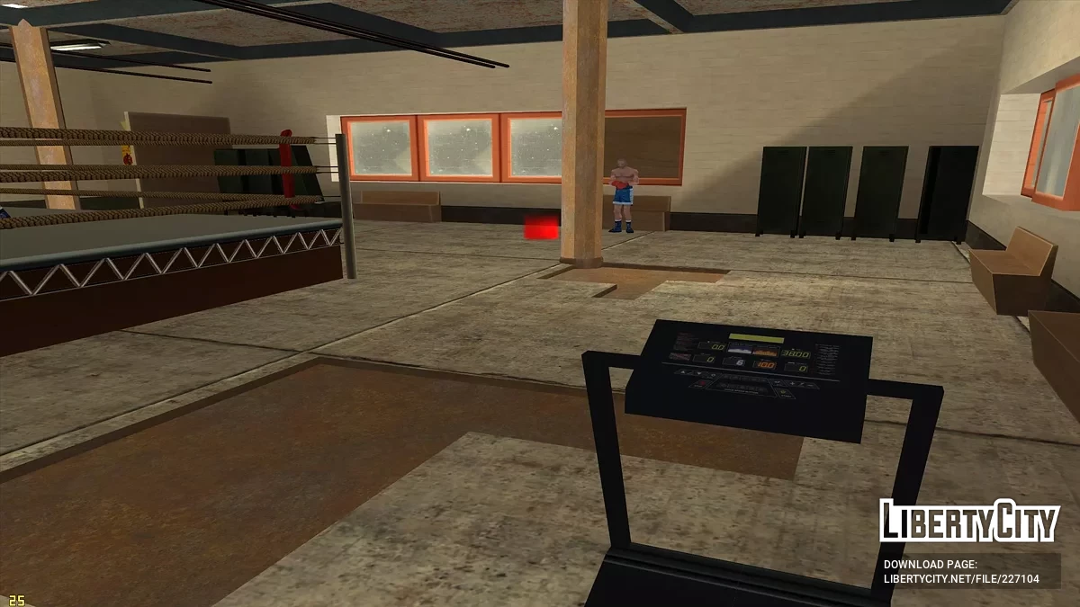 Оновлені текстури спортзалу в HD / GTA San Andreas