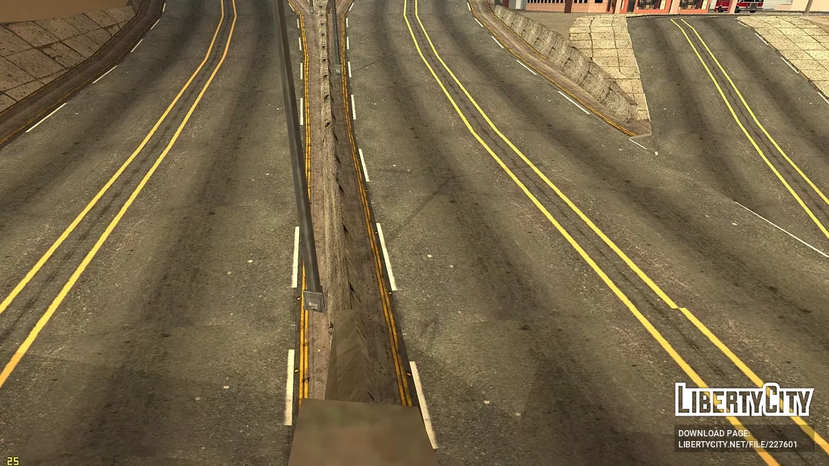 Textures de routes et de trottoirs / GTA San Andreas