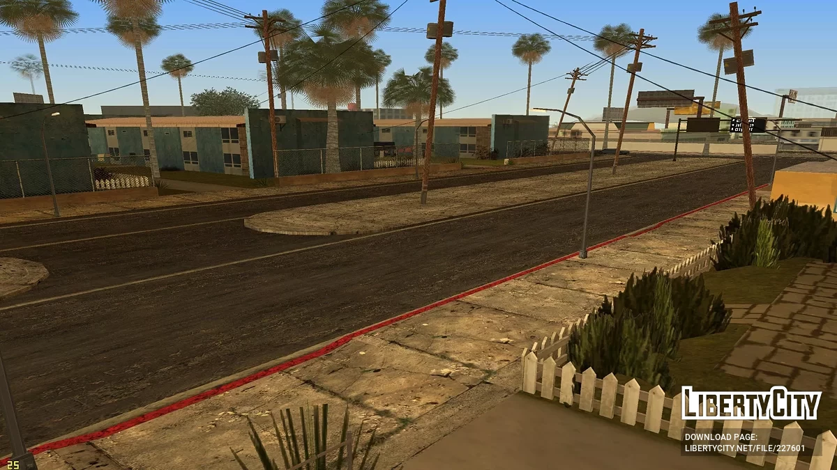 Textures de routes et de trottoirs / GTA San Andreas