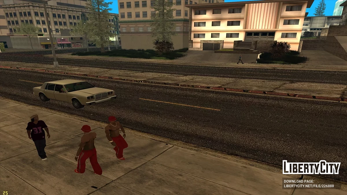Nowe chodniki i drogi / GTA San Andreas