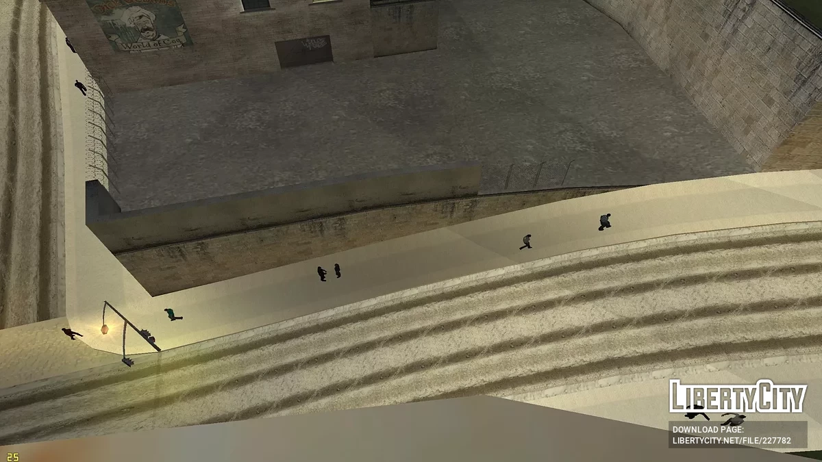 冬季公路和道路 / GTA San Andreas