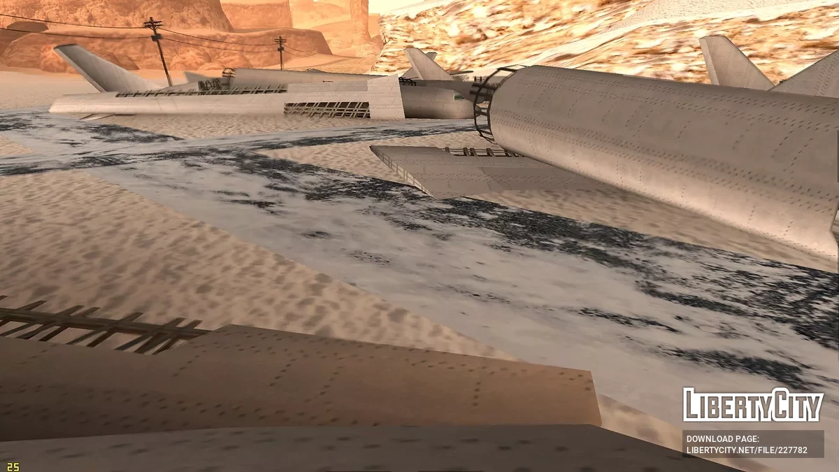 冬季公路和道路 / GTA San Andreas