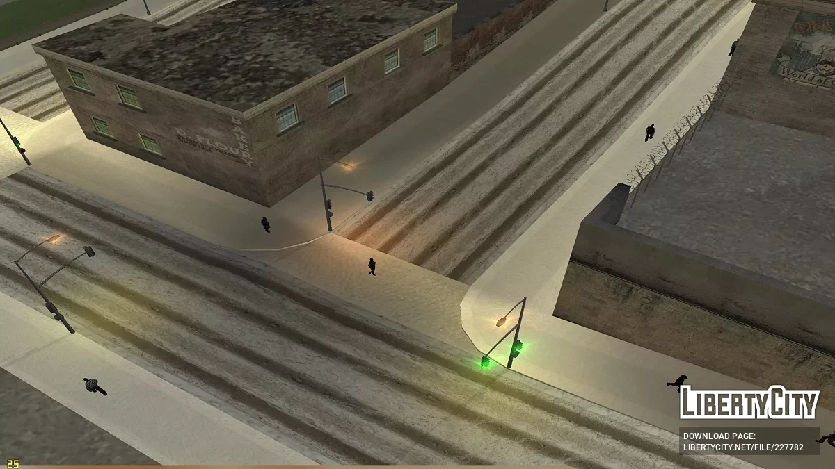 冬季公路和道路 / GTA San Andreas