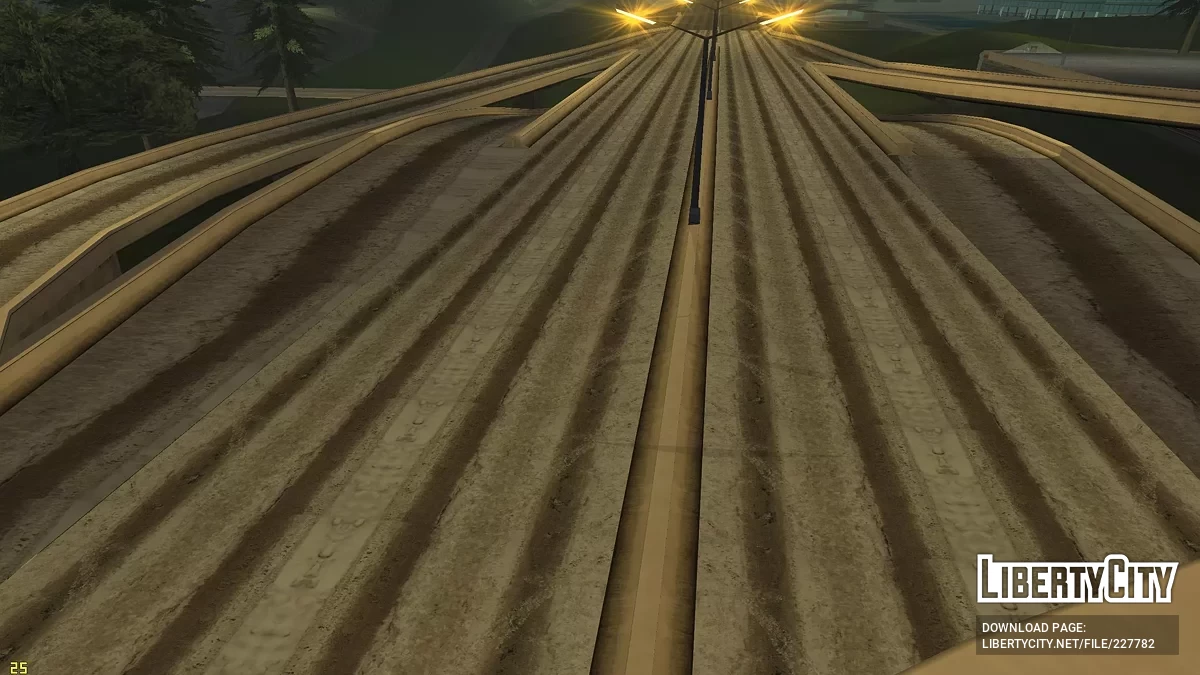 冬季公路和道路 / GTA San Andreas