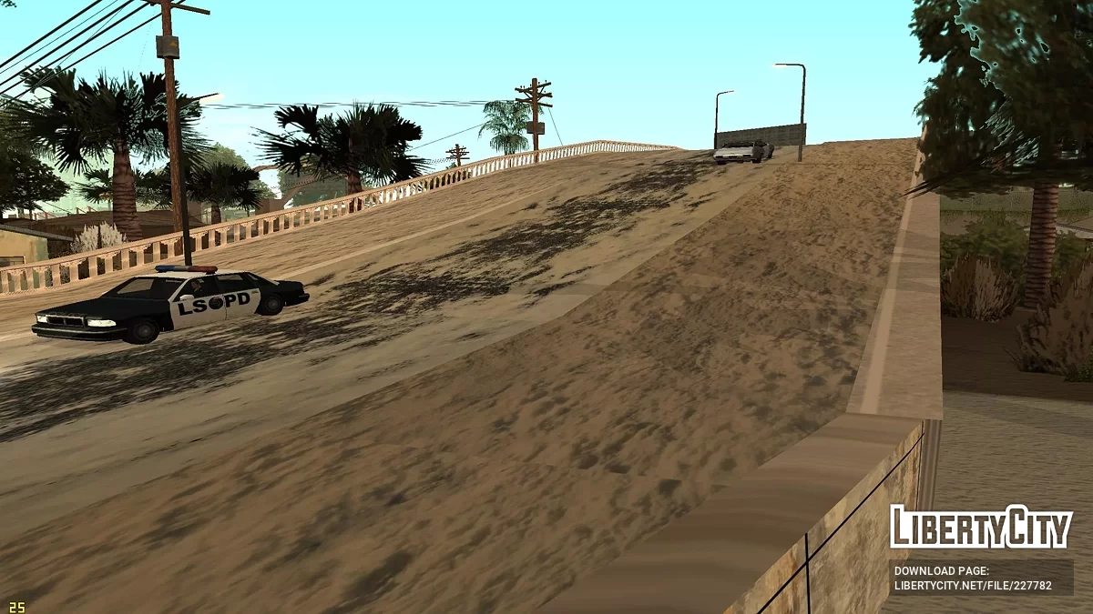 冬季公路和道路 / GTA San Andreas