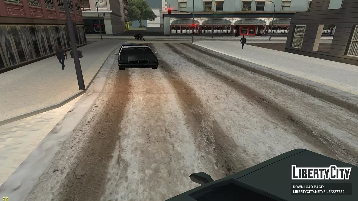 冬季公路和道路 / GTA San Andreas