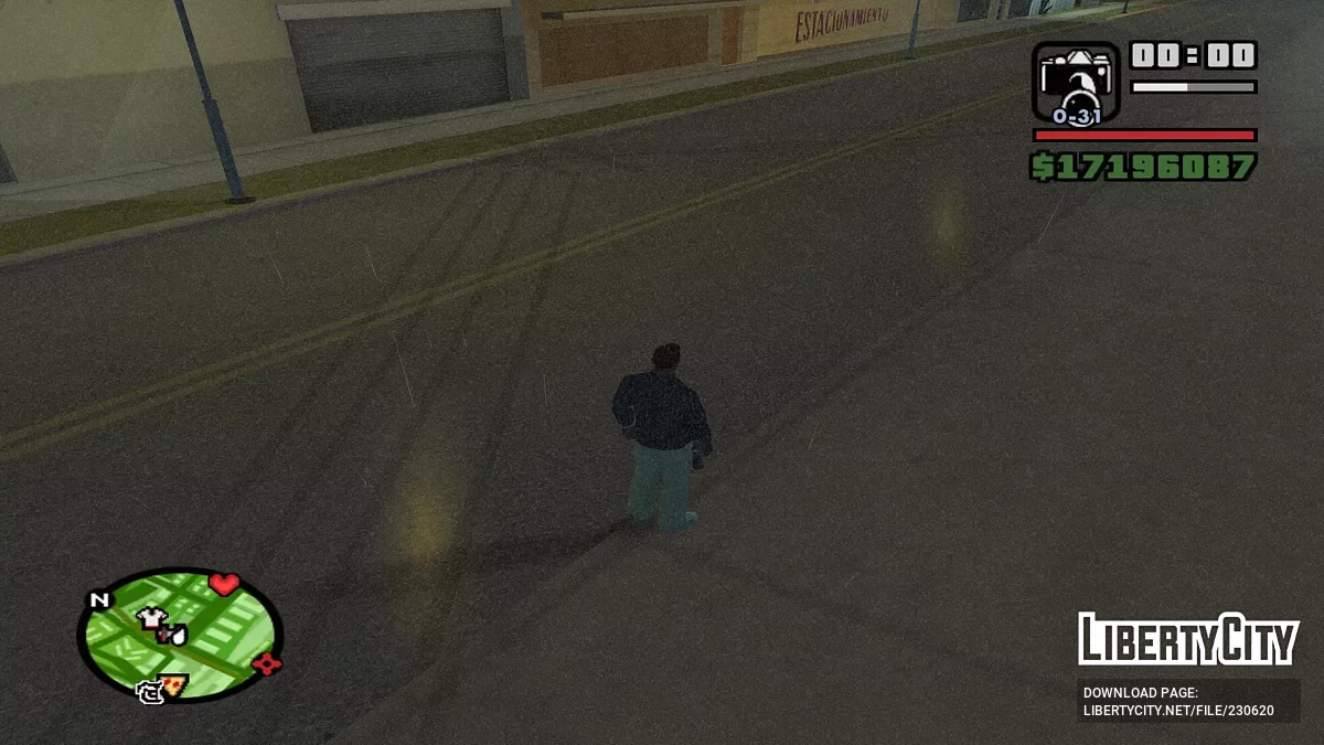 انعكاسات عالية الدقة أثناء المطر / جي تي إيه سان أندرياس