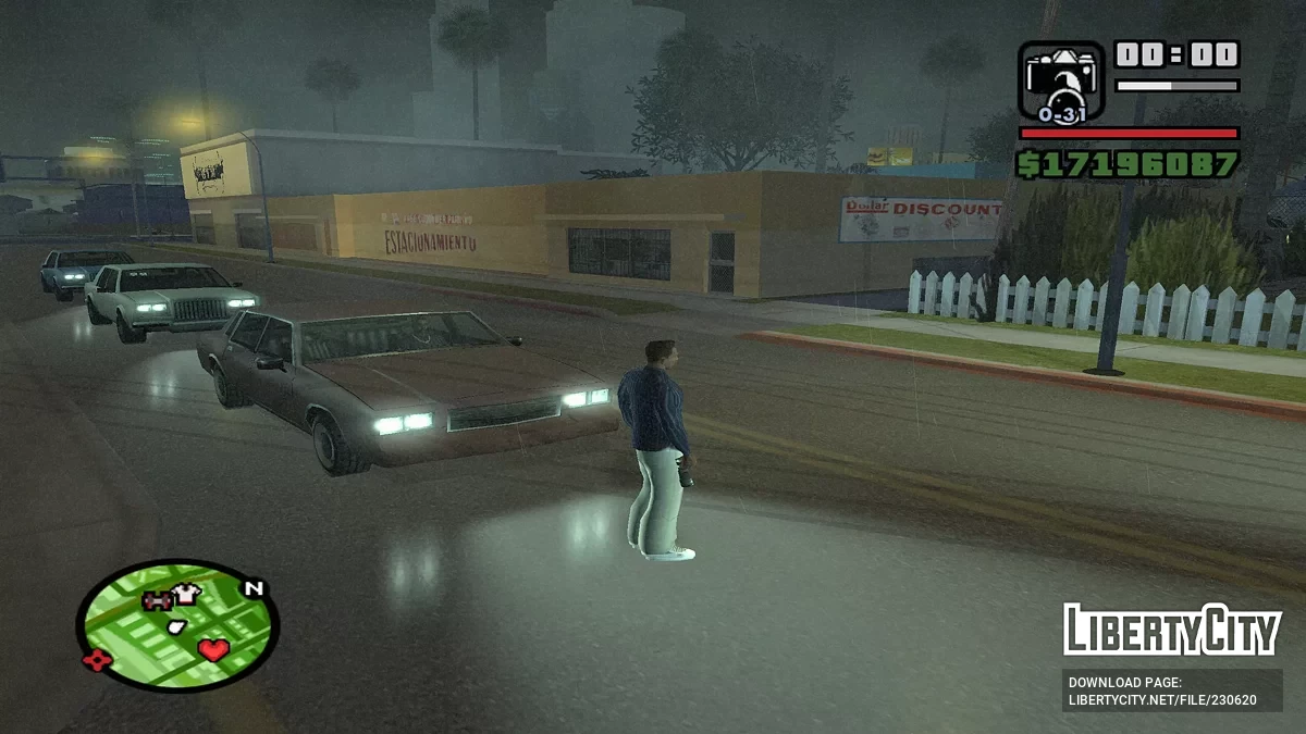 انعكاسات عالية الدقة أثناء المطر / جي تي إيه سان أندرياس