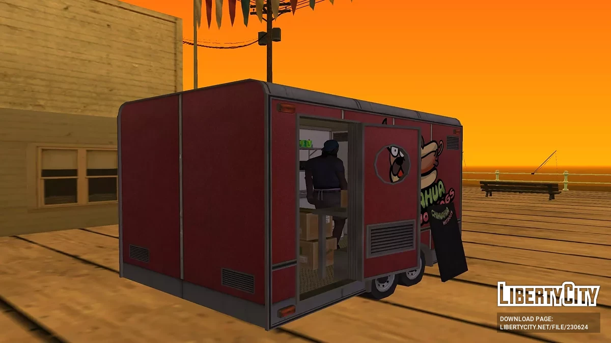 Wózki z jedzeniem i kioski z GTA 5 / GTA San Andreas