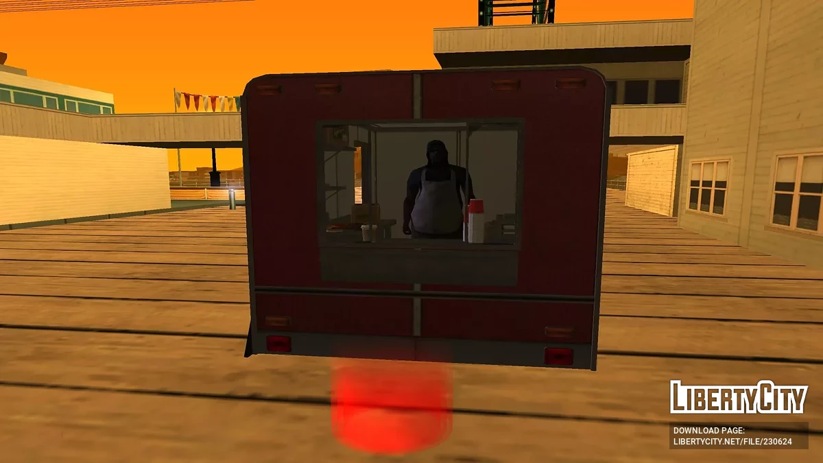 Wózki z jedzeniem i kioski z GTA 5 / GTA San Andreas