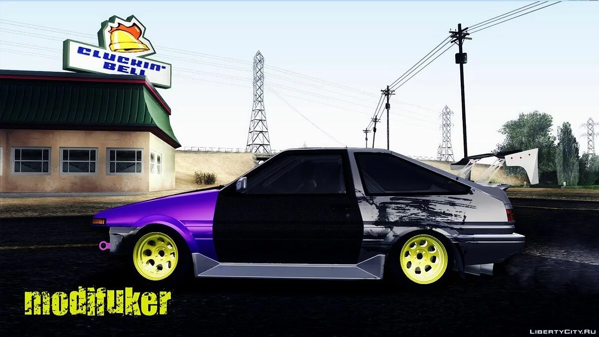 Toyota Corolla AE86 street drift / GTA San Andreas