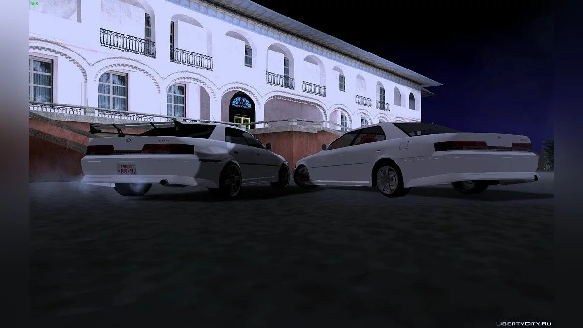 Toyota Mark2 JZX100 казама авто / GTA San Andreas
