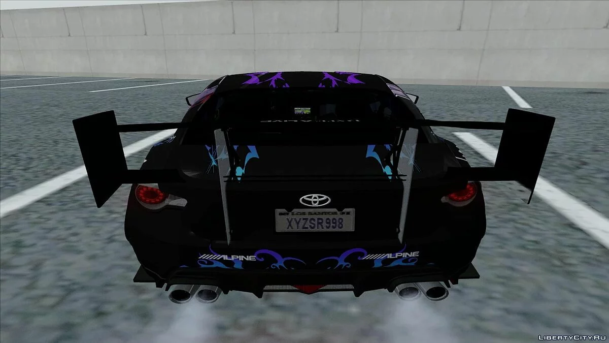 Toyota GT86 Yatogami Tohka Itasha / GTA San Andreas