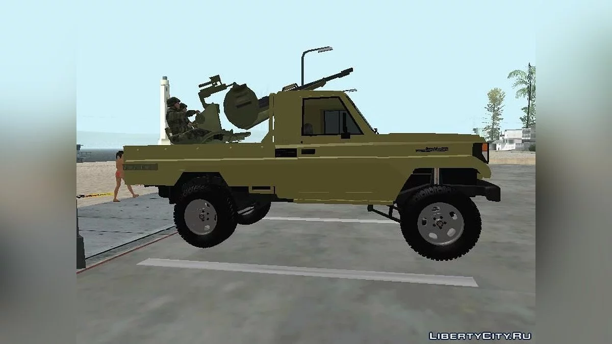 Toyota Land Cruiser Exército / GTA San Andreas