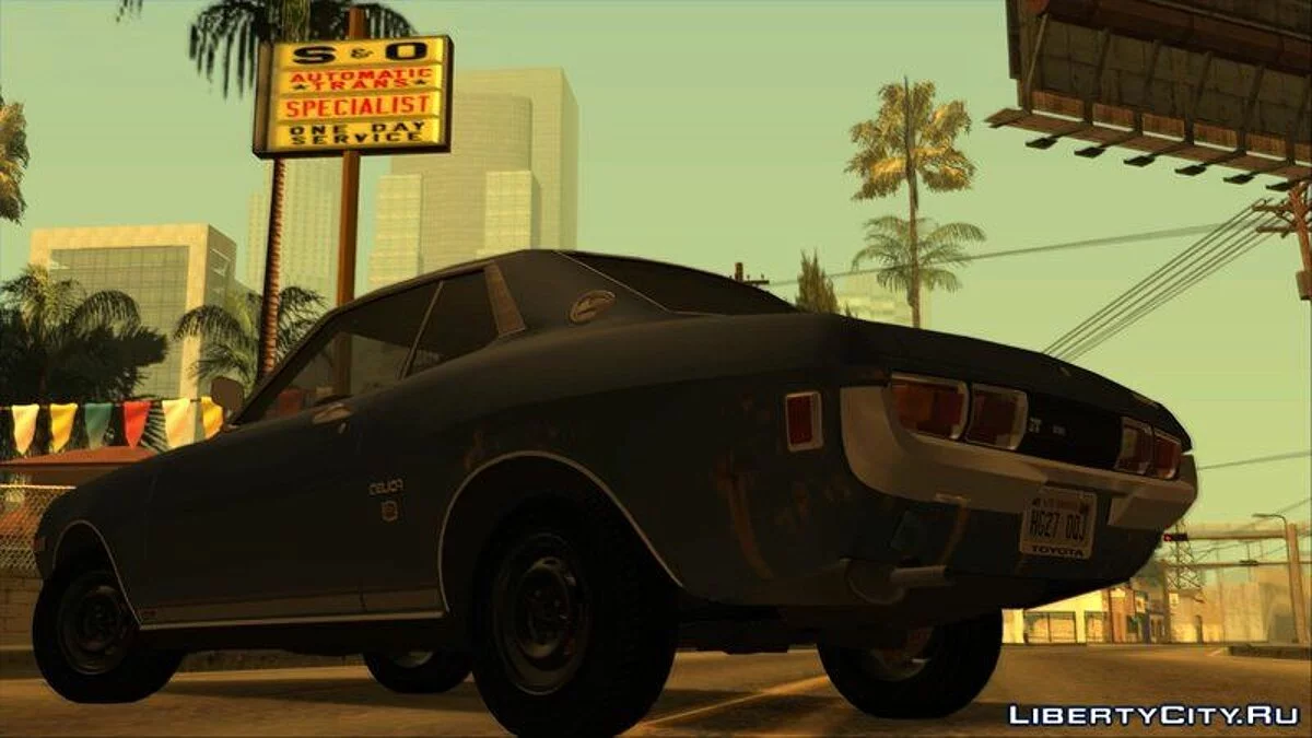 Toyota Celica GT 1974 [RA21] (Spécifications US) / GTA San Andreas