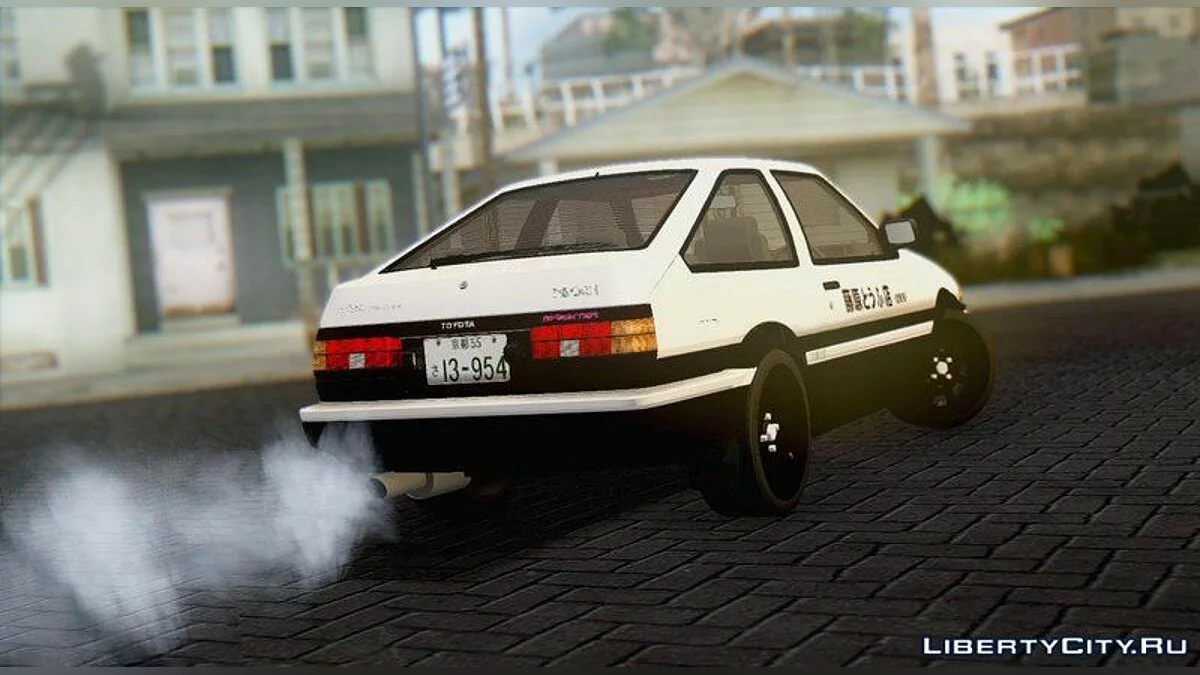 丰田卡罗拉AE86斯宾特鲁诺GT-Apex初音D 1986 / GTA San Andreas