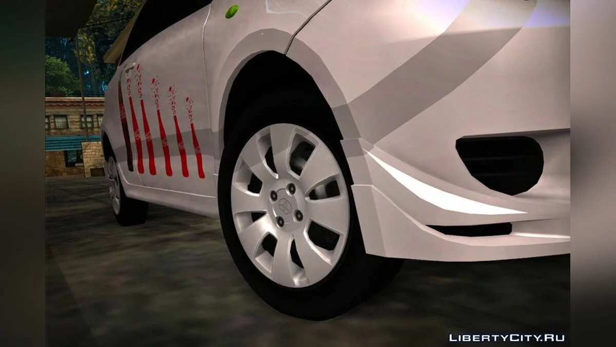 2008 Toyota Yaris - Coca-Cola Branded Car / GTA San Andreas