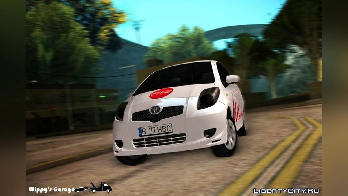 2008 Toyota Yaris - Coca-Cola Branded Car / GTA San Andreas