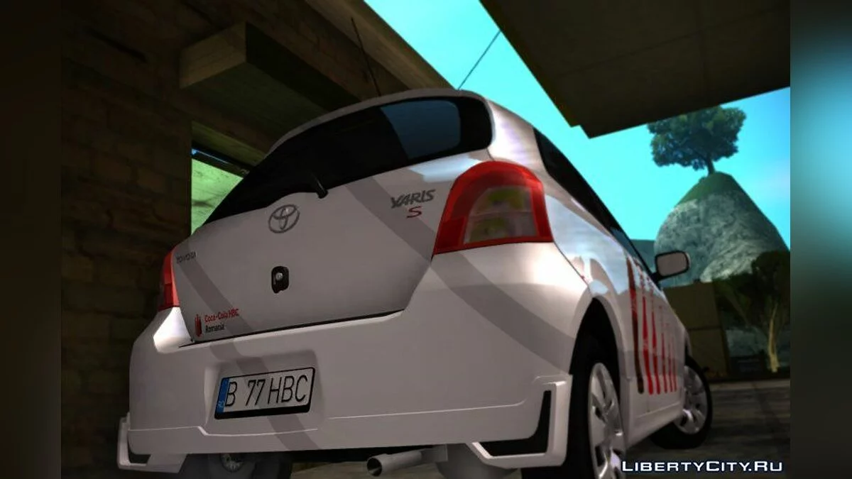 2008 Toyota Yaris - Coca-Cola Branded Car / GTA San Andreas
