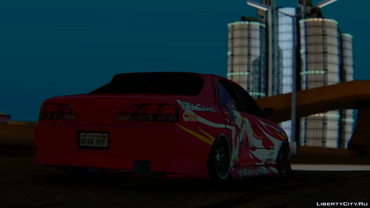 Toyota Cresta JXZ100 Neko Musume Itasha / GTA San Andreas