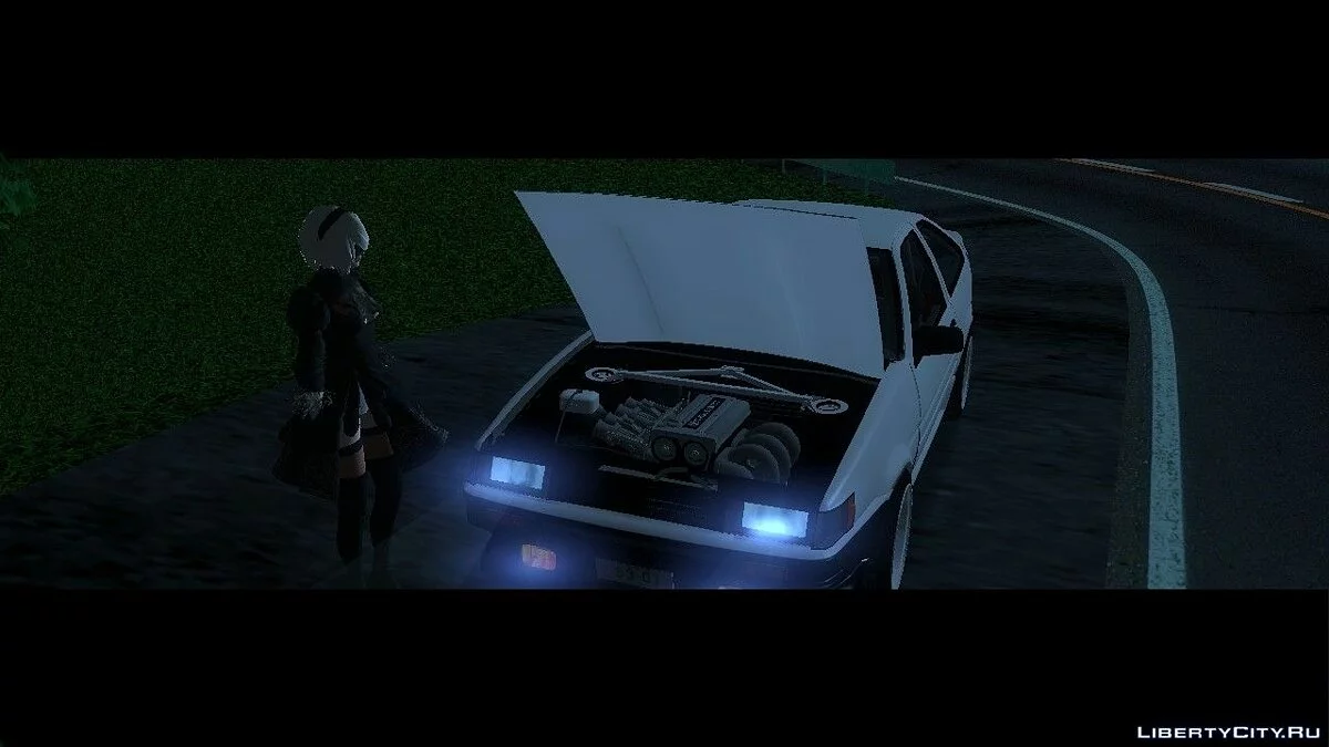 Toyota AE86 Levin 4A-GE / GTA San Andreas