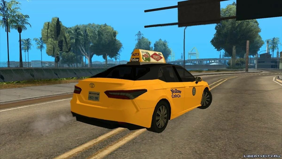 Toyota Camry Hybrid 2018 [LQ] [TAXI] / GTA San Andreas