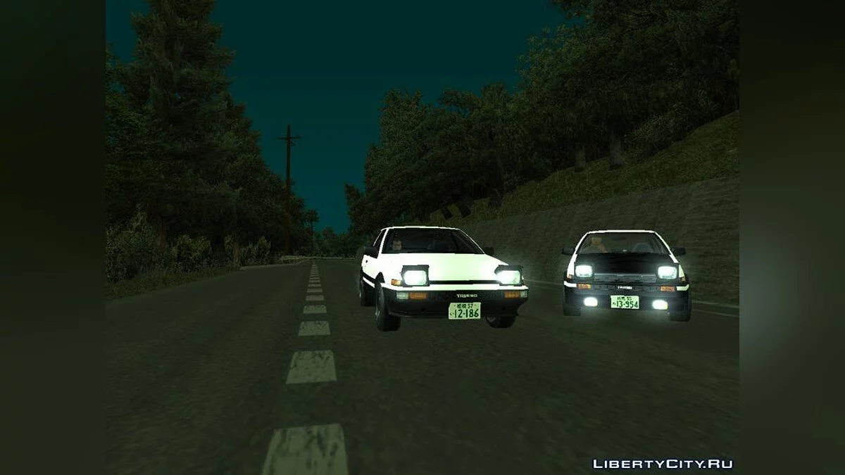 Initial D Final Stage Shinji Inui Toyota Sprinter Trueno AE86 Coupe / GTA San Andreas