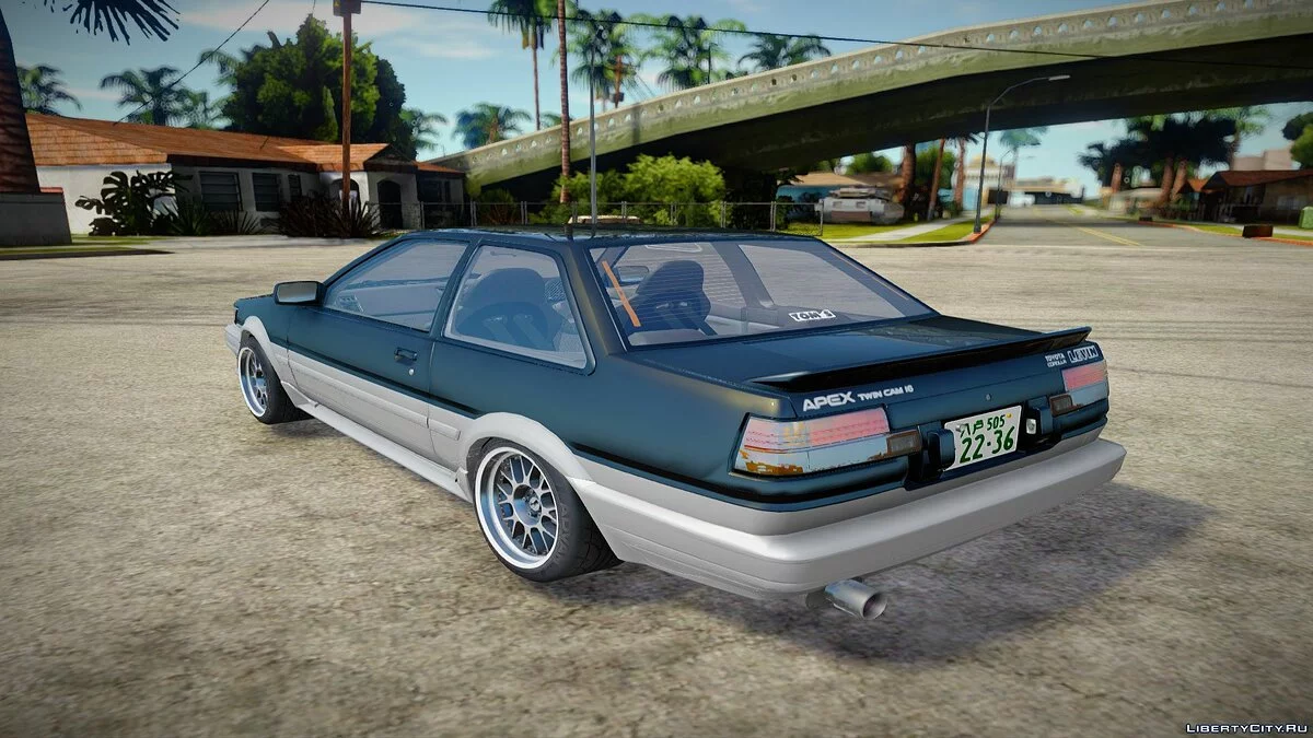 Toyota AE86 Levin (Coupé) Spécial Touge / GTA San Andreas