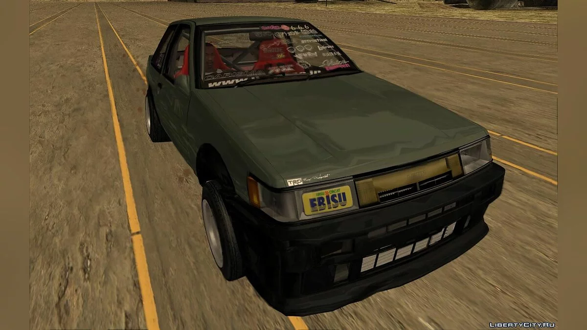 Toyota AE86 Levin (Coupe) - Vision TopTeen / GTA San Andreas