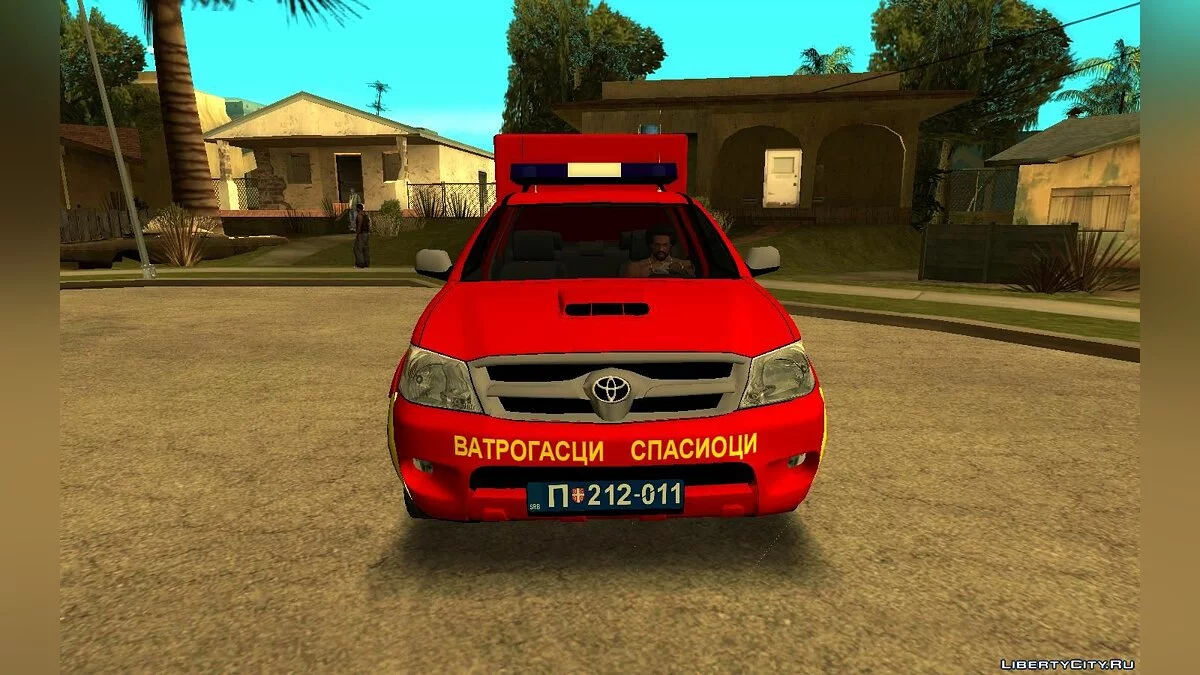 Toyota Hilux Bombeiros Salvadores / GTA San Andreas