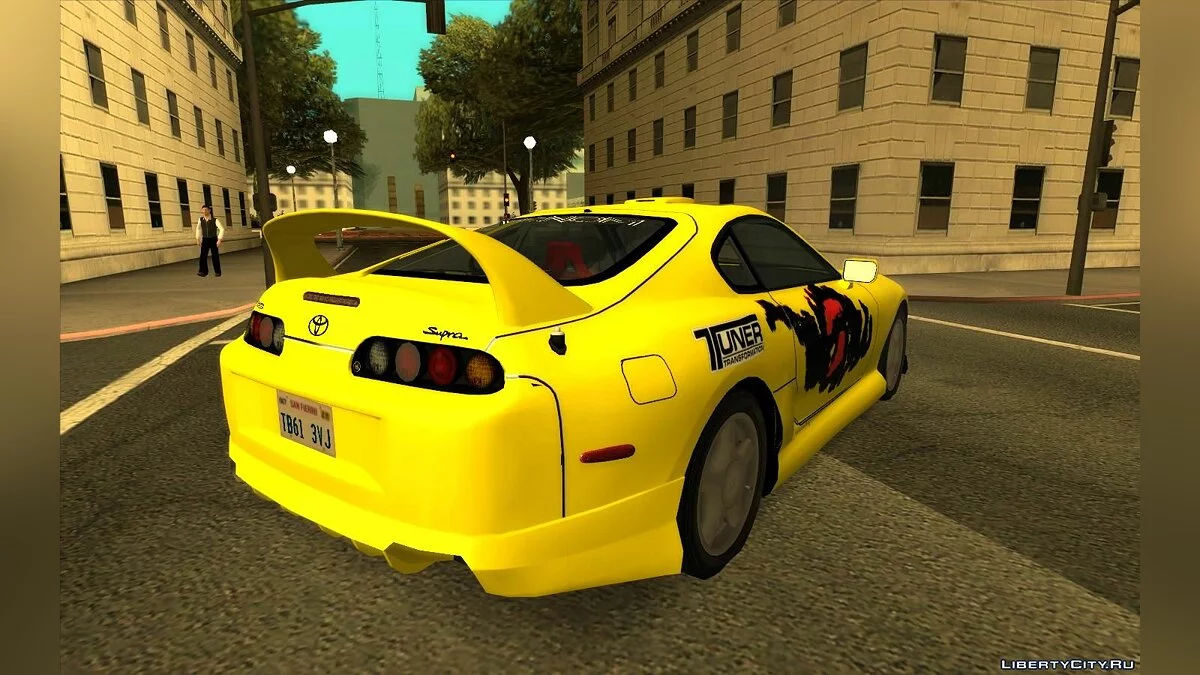来自《极品飞车:最高通缉》的丰田Supra可调版 / GTA San Andreas