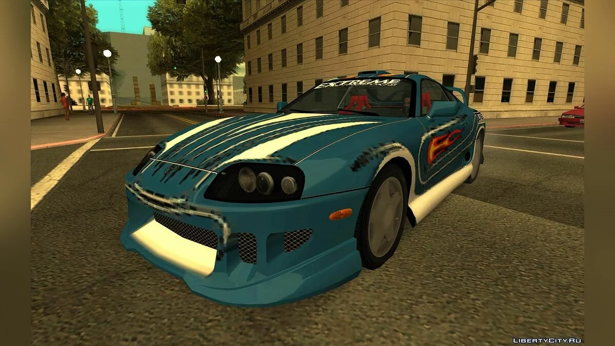 来自《极品飞车:最高通缉》的丰田Supra可调版 / GTA San Andreas