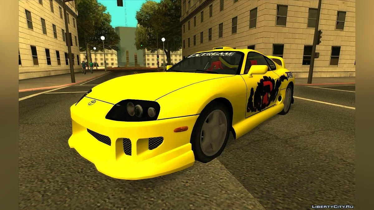来自《极品飞车:最高通缉》的丰田Supra可调版 / GTA San Andreas