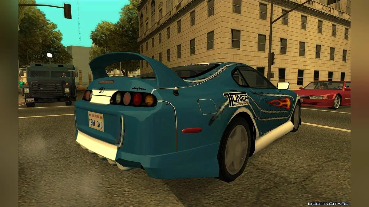 来自《极品飞车:最高通缉》的丰田Supra可调版 / GTA San Andreas