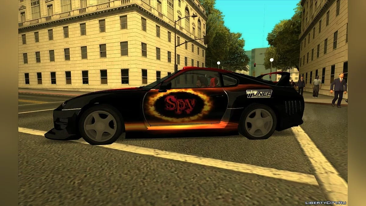 来自《极品飞车:最高通缉》的丰田Supra可调版 / GTA San Andreas