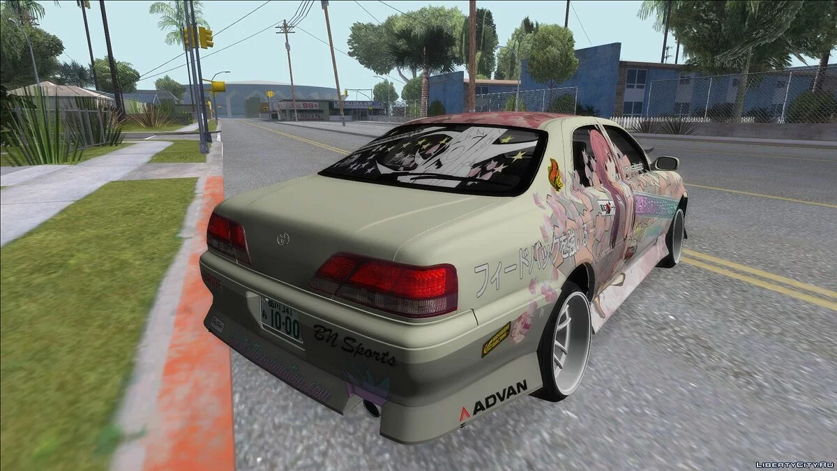 Toyota Cresta ITASHA PROJECT SHELTER RIN / GTA San Andreas