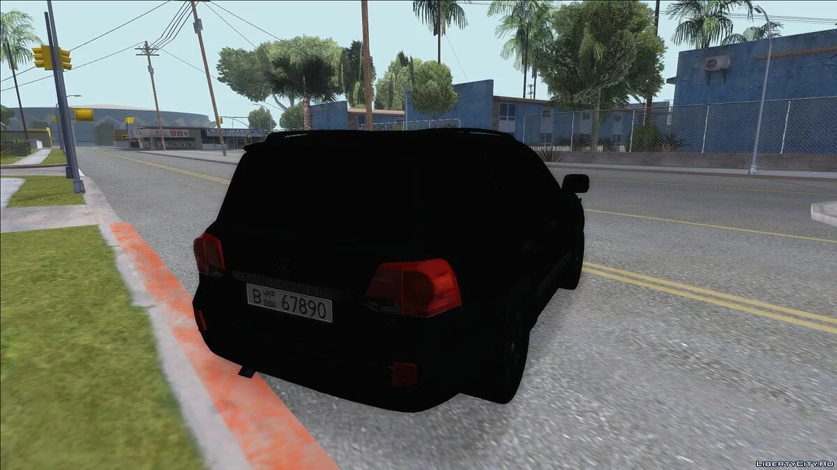 Toyota Land Cruiser 200 Черныш / GTA San Andreas