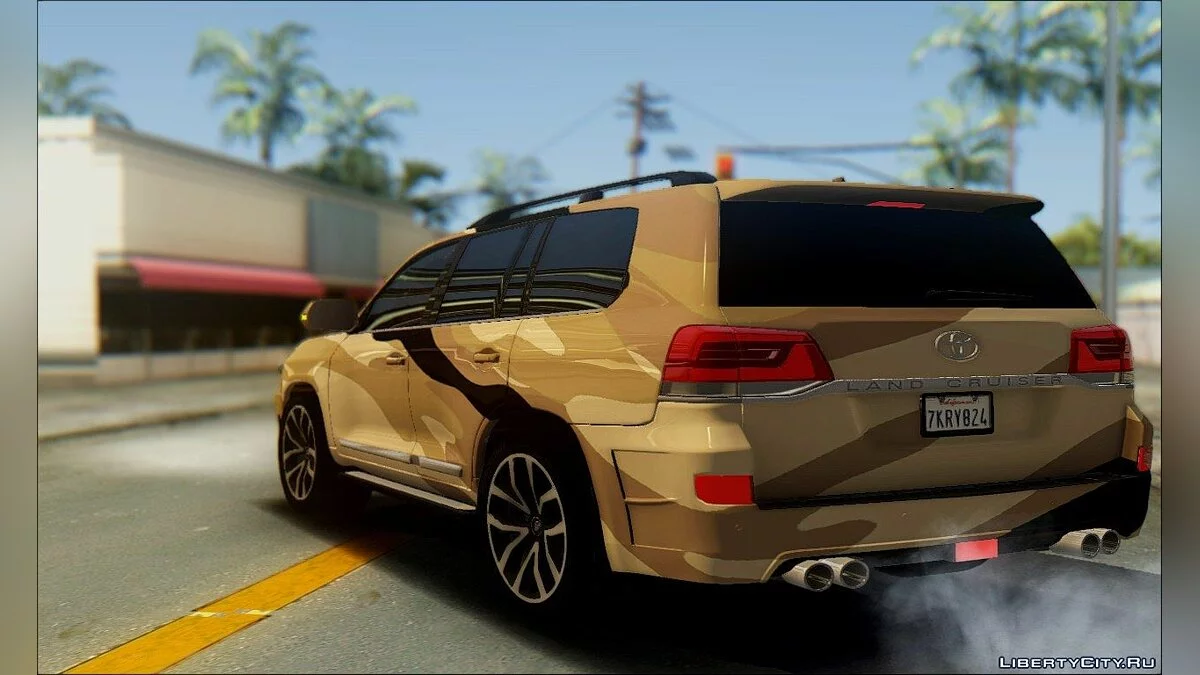 Toyota Land Cruiser 200 SA + paints / GTA San Andreas
