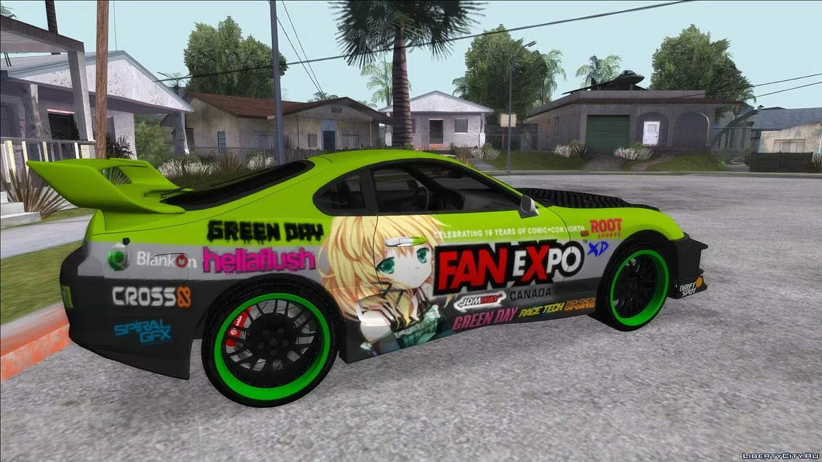 Toyota Supra 1999 Tina Sprout Itasha / GTA San Andreas