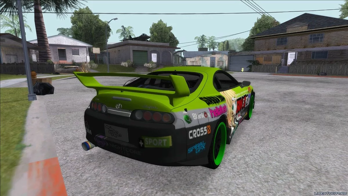 Toyota Supra 1999 Tina Sprout Itasha / GTA San Andreas