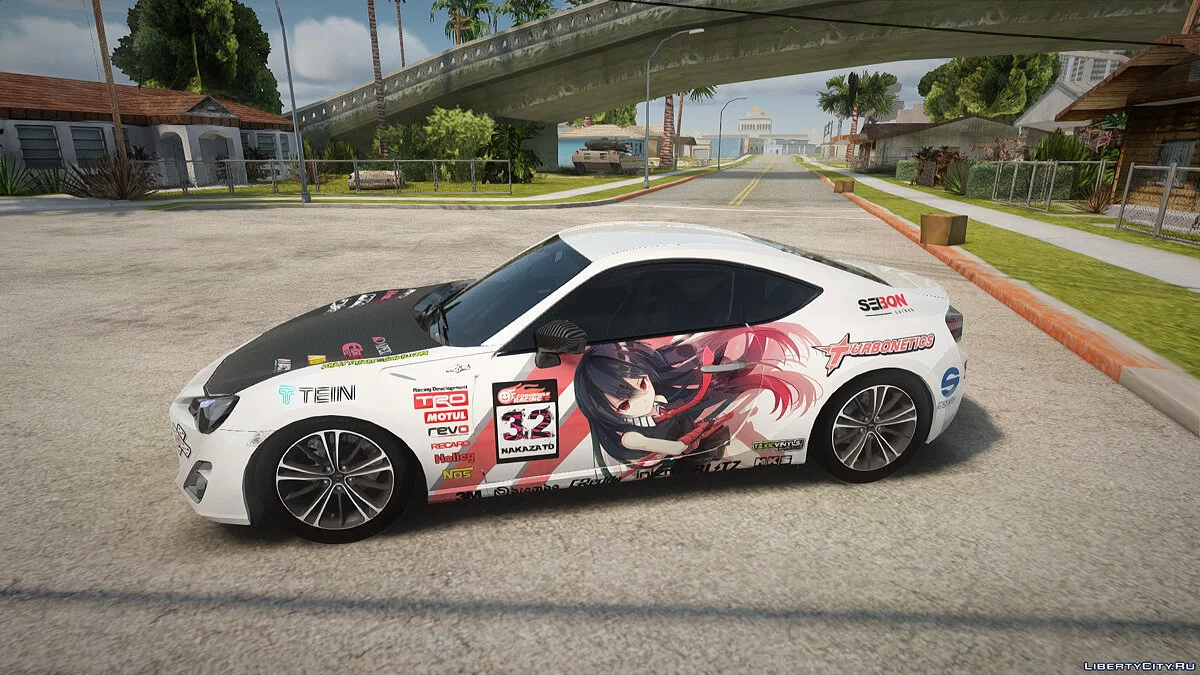 Toyota GT86 (ZN6) 2012 PJ + 3 фарби / GTA San Andreas