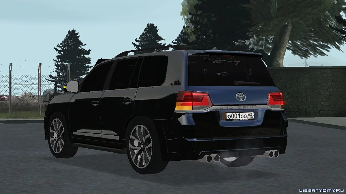 Toyota Land Cruiser 200 (CCD) + tuning / GTA San Andreas