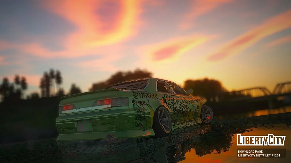 Toyota Mark II JZX100 (Team Reverse) / GTA San Andreas