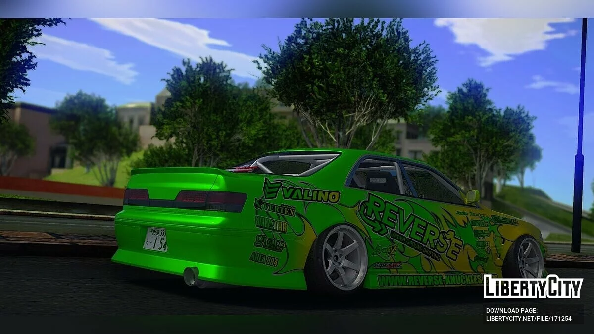 Toyota Mark II JZX100 (Team Reverse) / GTA San Andreas