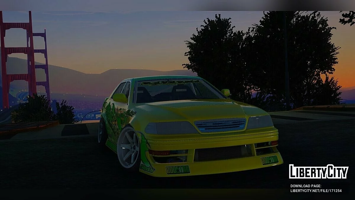 Toyota Mark II JZX100 (Team Reverse) / GTA San Andreas