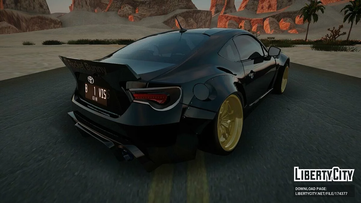 Toyota GT86 RB Ft Rotiform Permaisuri / GTA San Andreas