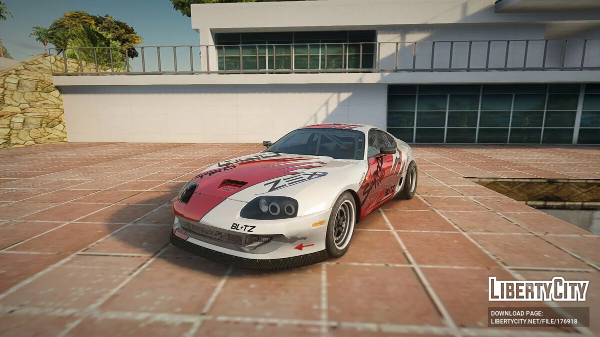 Toyota Supra JZA80 Kantai Collection Haruna PJ / GTA San Andreas