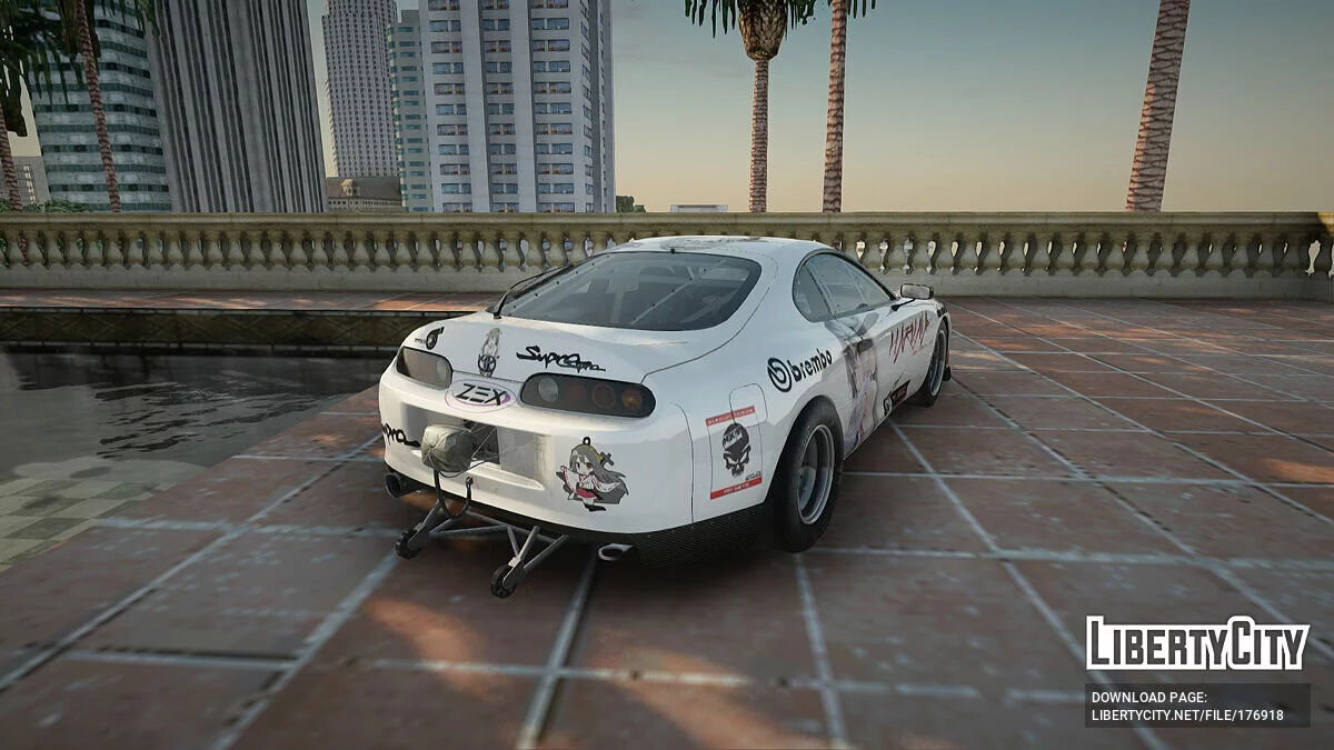 Toyota Supra JZA80 Kantai Collection Haruna PJ / GTA San Andreas